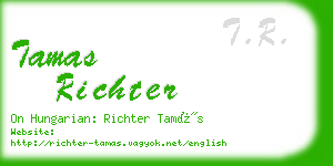 tamas richter business card